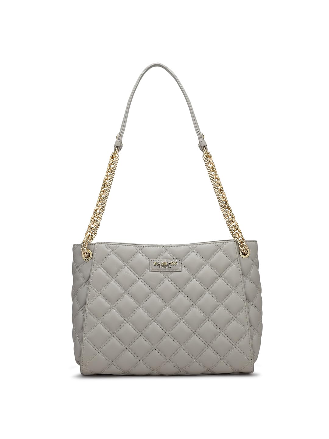 Da Milano Genuine Leather Grey Shoulder Bag (OR-3010) (Medium) (B0D97P43KJ) Amazon Price History, Amazon Price Tracker