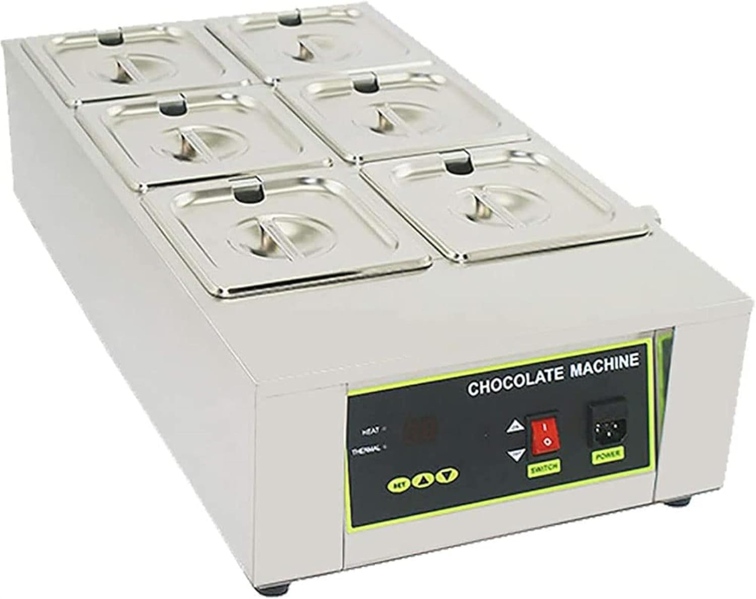 Electric Chocolate Tempering Machine, DIY Chocolate Heater, Digital Control 0~90°C Chocolate Heater, for Home Or Bakery Use
