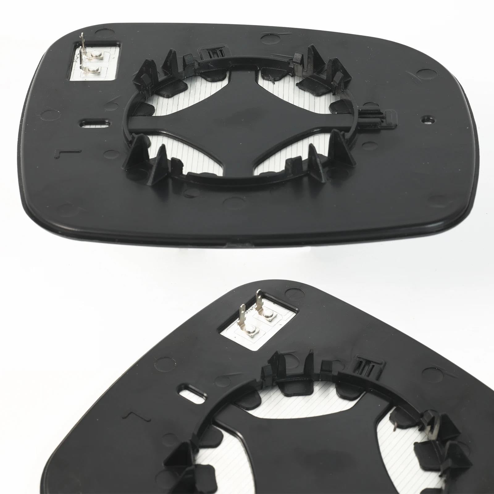 Verre de rétroviseur de porte battante Rétroviseur Extérieur Chauffant Pour Chrysler Pour Town Pour Country LX S Touring L (2008-2016) Lentilles Stationnement Auxiliaires Miroir convexe(1 paire)