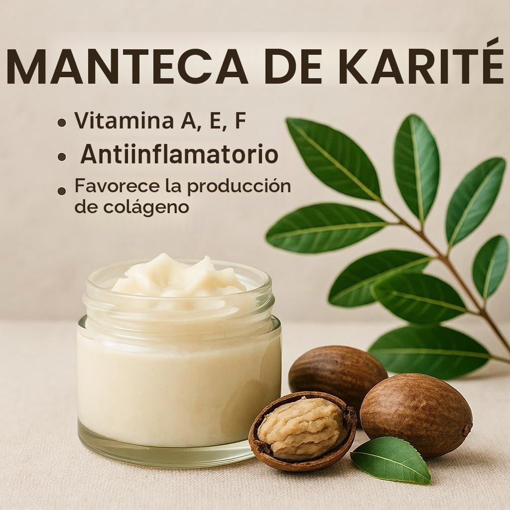 GiDeli Manteca de karité, 10 kg, en cubo, mantequilla de karité, natural y sin refinar, grasa de nueces del árbol de karité, mantequilla corporal hidratante intensiva con efecto regenerador