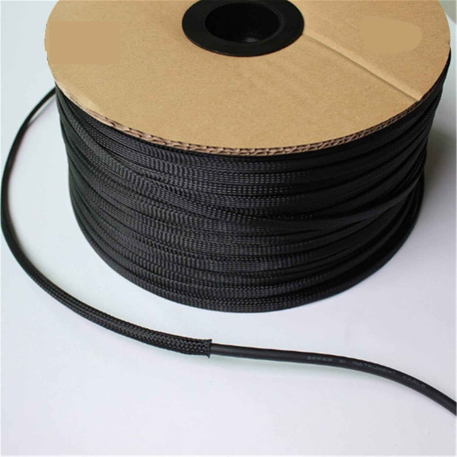 Rękaw do porządkowania kabli Wielokrotnego użytku Osłona do zarządzania kablami czarna 5m 3-82mm(82mm)