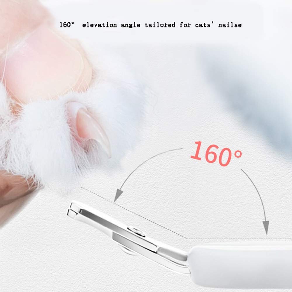 Pet Nail Clippers pour Petits Animaux Meilleur Chat Coupe-Ongles Griffe Trimmer pour La Maison Toilettage Trousse De Toilette Outil Professionnel pour Tiny Cat,Flat