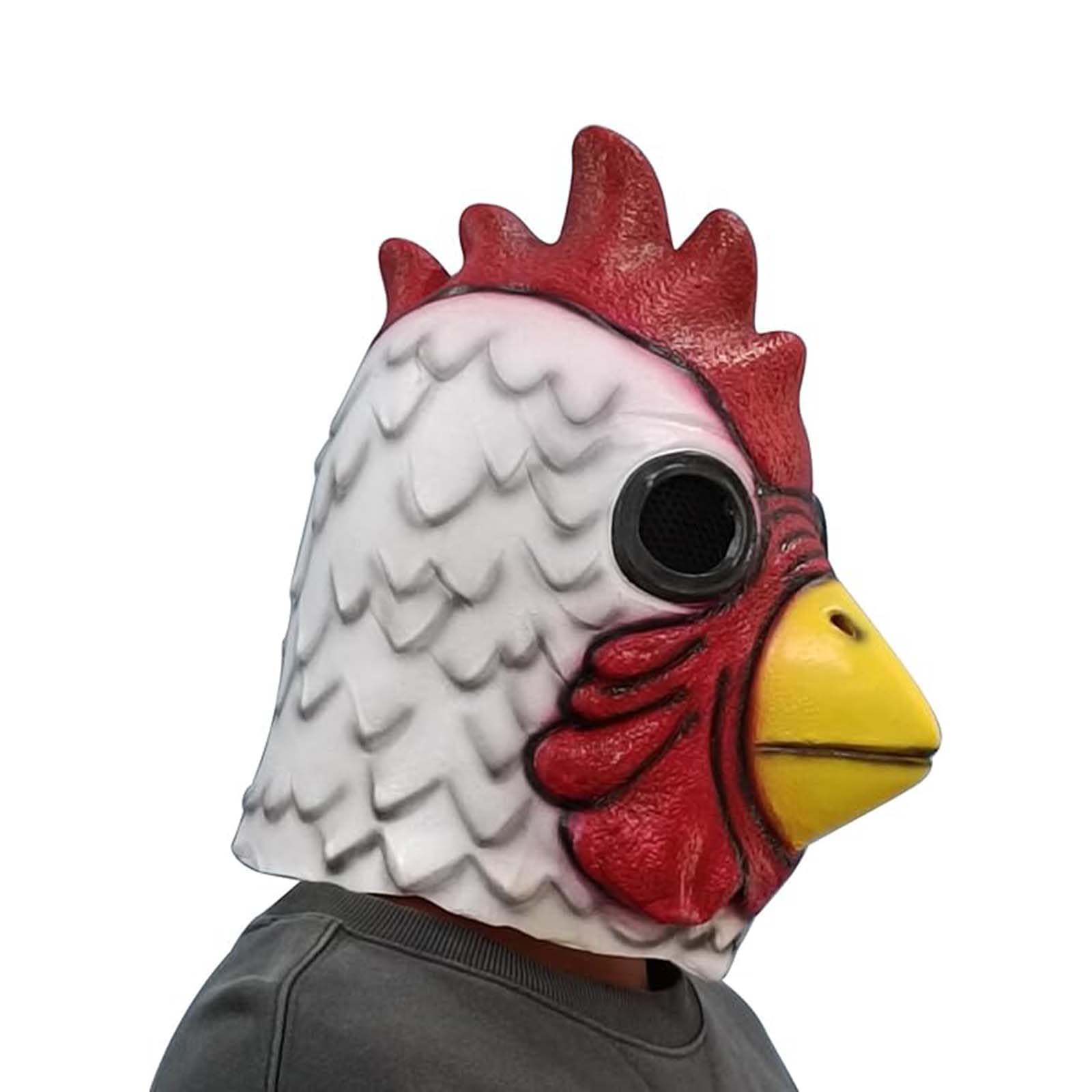 Baoblaze Maschera da Testa di per Adulti, Maschera di Halloween Spaventosa, Maschere in Lattice per Feste, Festival, Ringraziamento, per Adattarsi a Circonferenze della Testa di 56-60 Cm