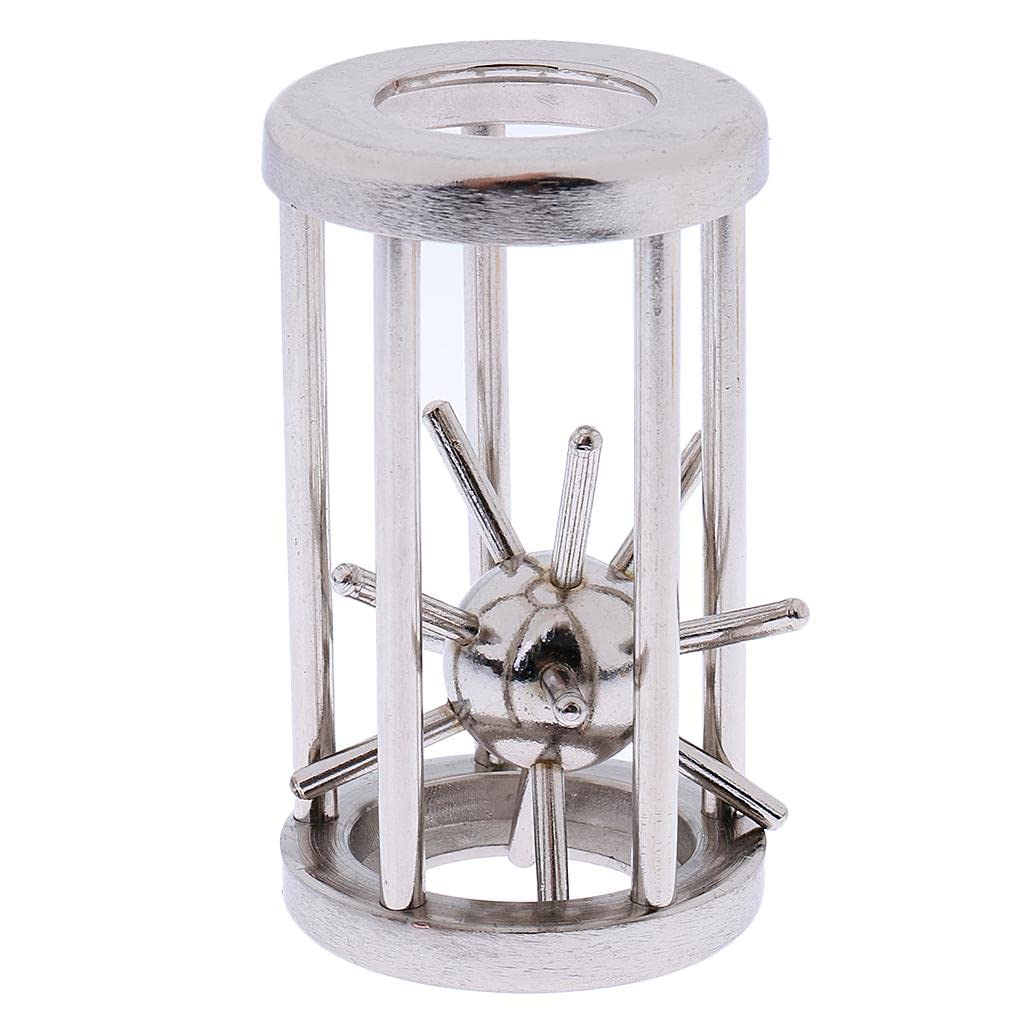 MYADDICTION Cage Lock Puzzle Classic Metal Brain Teaser IQ EQ Test Toys for Kids Adults Children Birthday Funny Gift