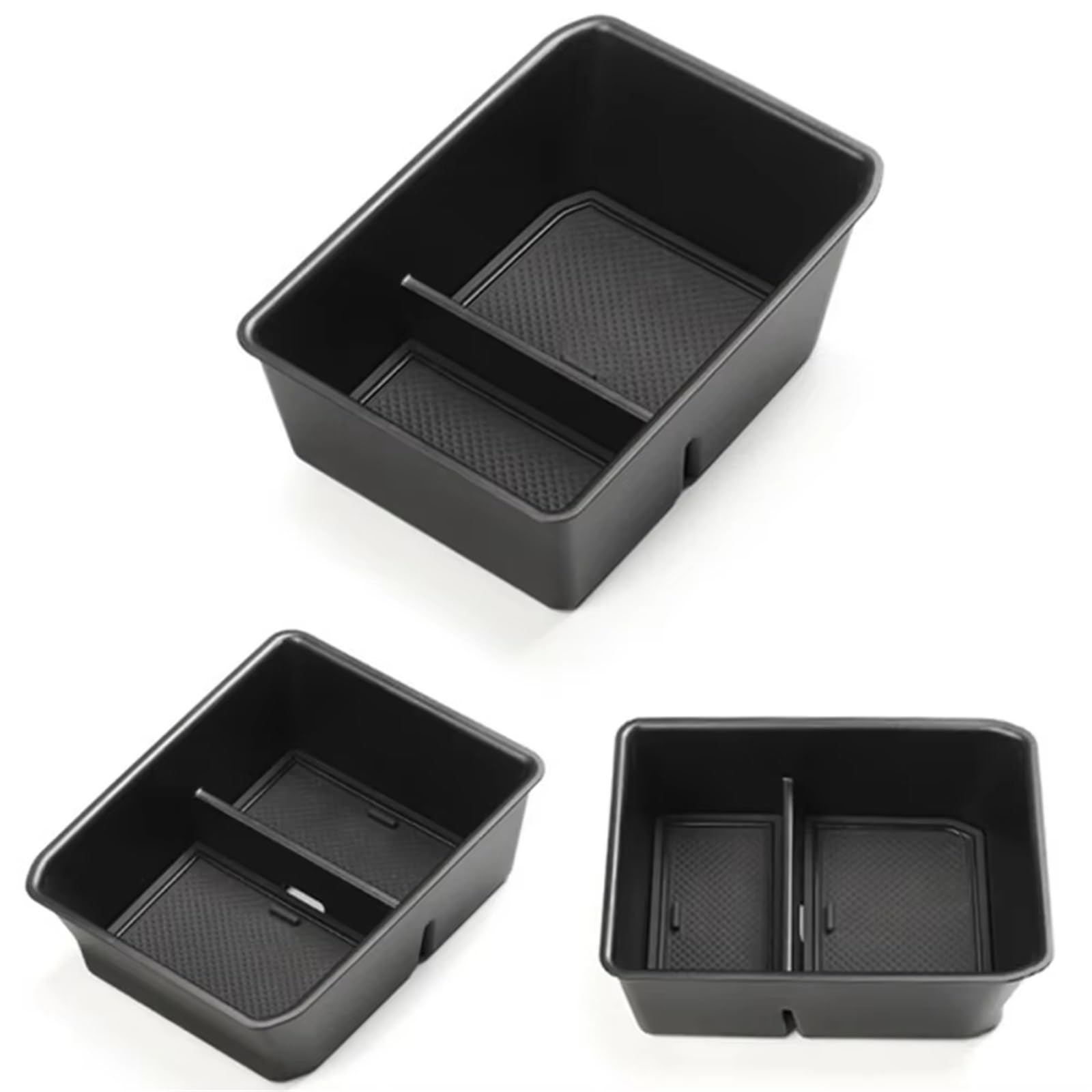 Armrest Storage Box Kompatibel Mit Für Q4 Für E-Tron 2021 2022–2024 Aufbewahrungsbox Für Die Autoarmlehne Mittelkonsolenfach-Organizer ABS-Sekundärbehälter-Aufbewahrung