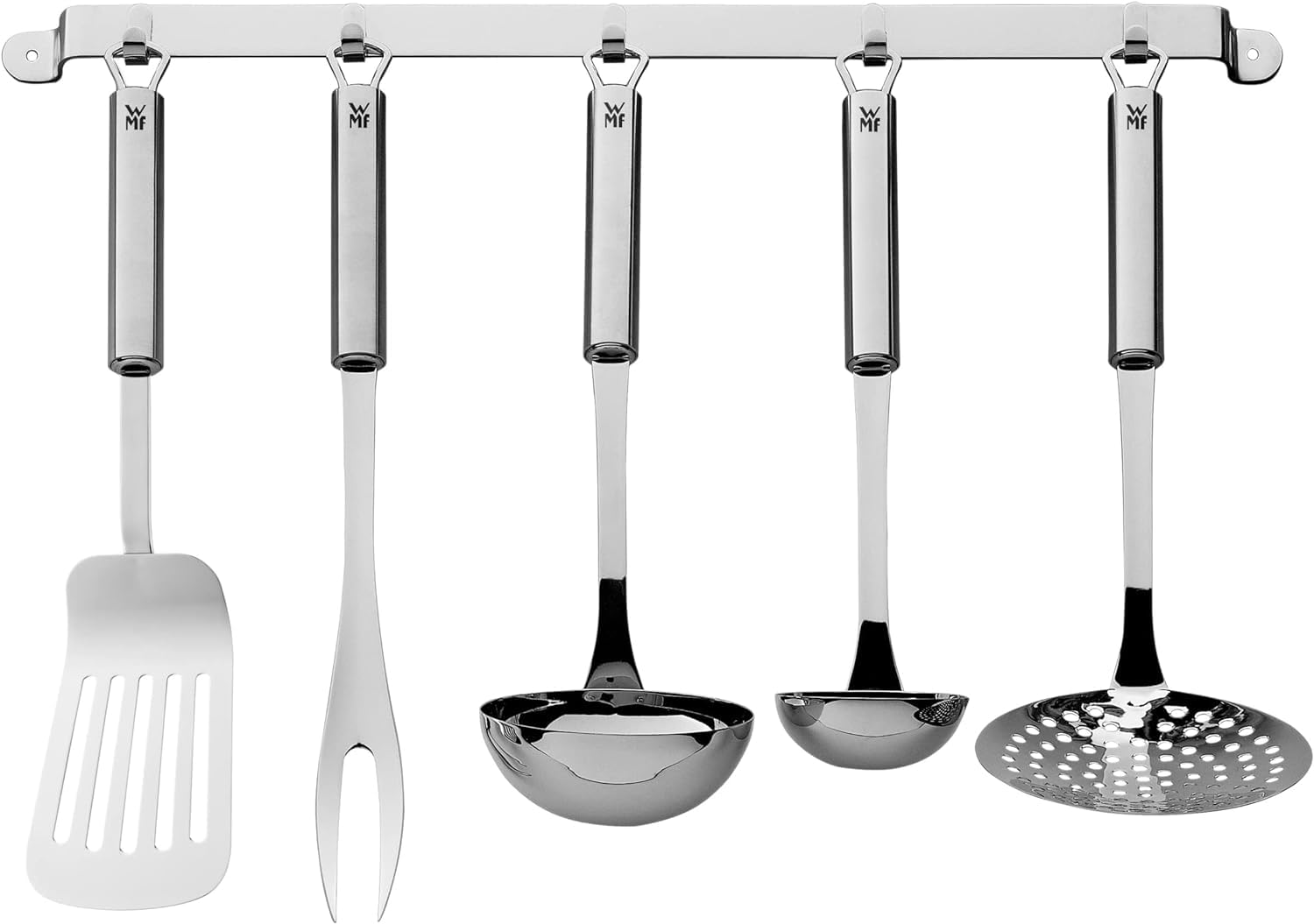 WMF Profi Plus Juego de Cocina, Acero Inoxidable Pulido & Profi Plus Cuchara para Pasta, Acero Inoxidable Pulido