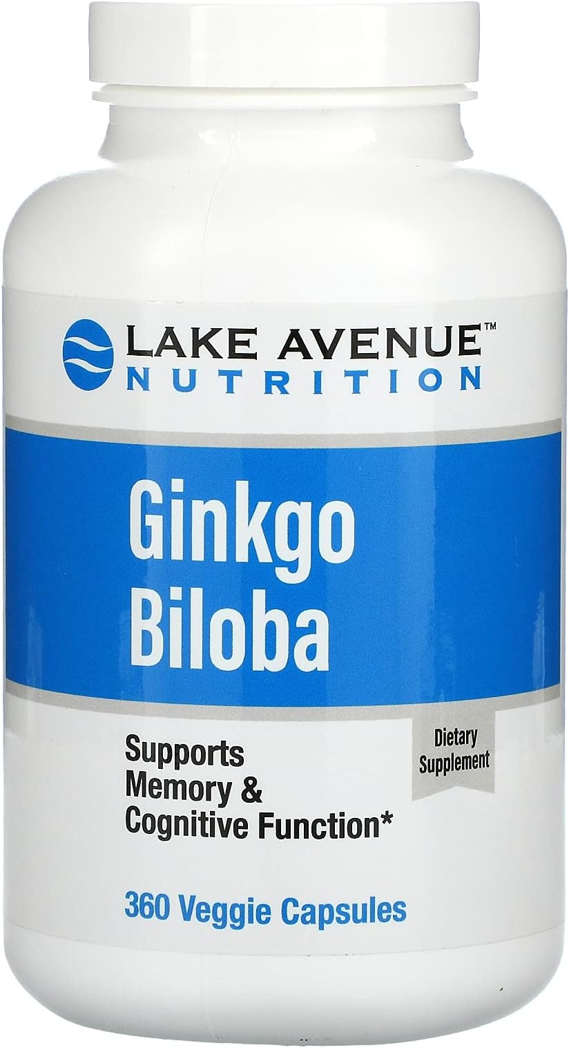 Lake Avenue Nutrition, Ginkgo Biloba, 120 mg, 360 Veggie Capsules