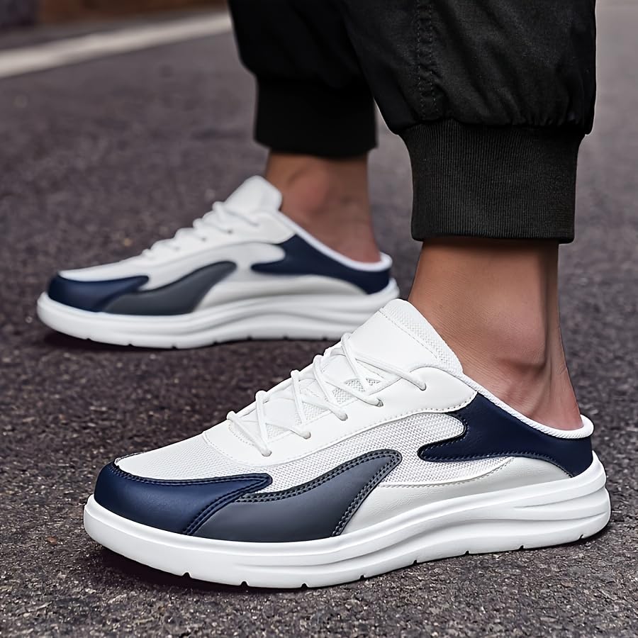 Men's Casual Slip-On Sneakers Breathable Comfortable EVA Sole Lightweight Low-Top Style Walking Shoes Men's Loafers Slip-ons4