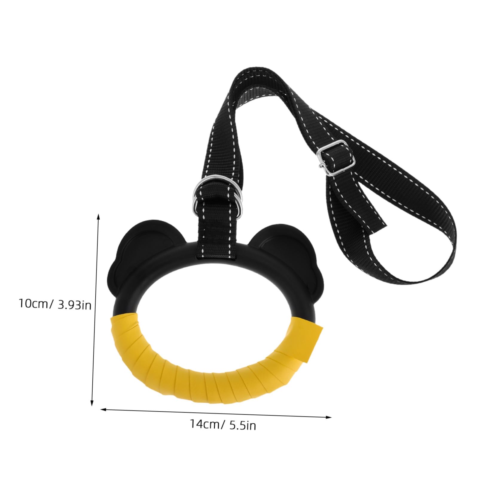 Hemoton Adjustable Gym Rings for Boys and Girls 2-Piece Boys and Girls Fitness Rings Set Home Workout Equipment Straps for Pull-ups