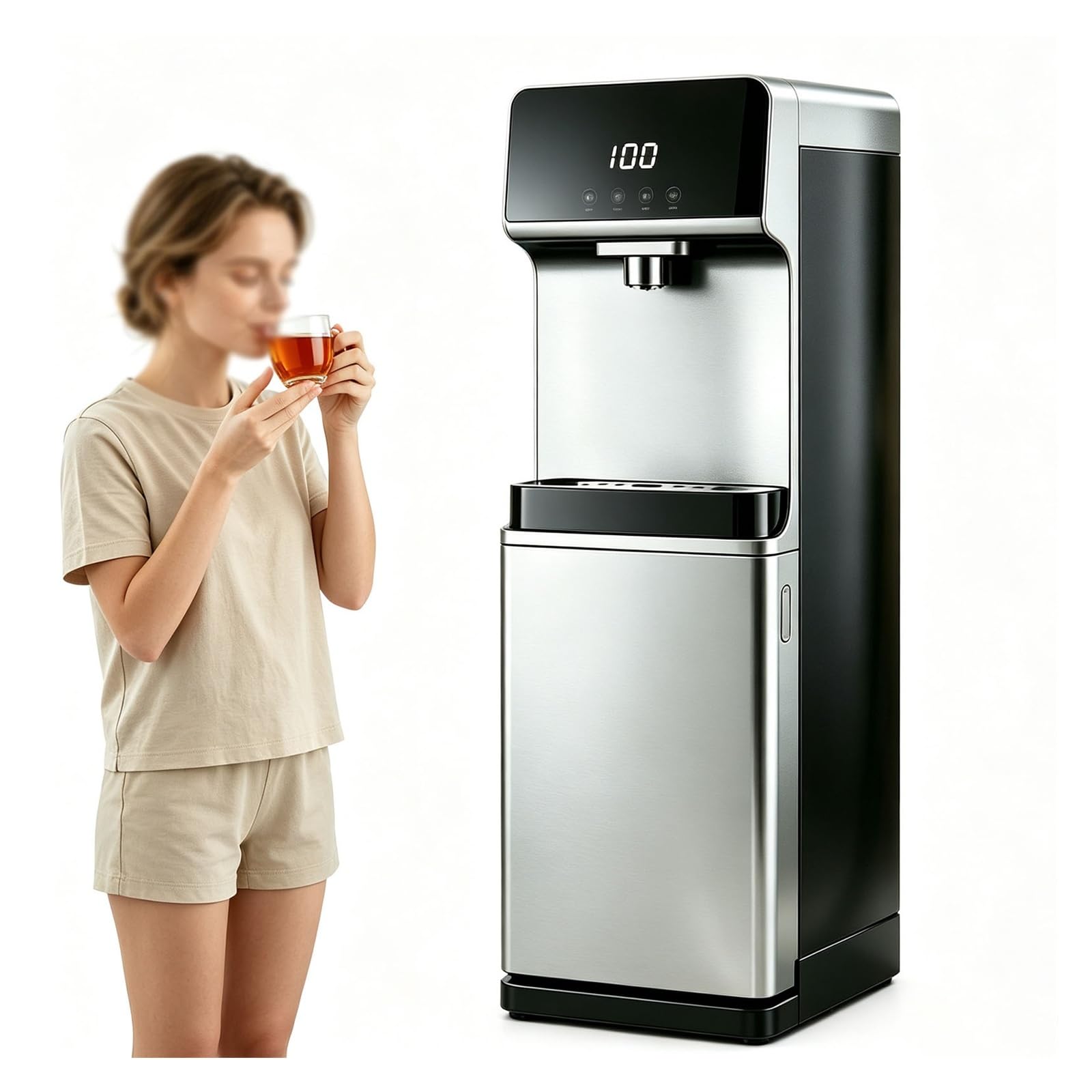Dispensador De Agua Vertical De Moderno,Enfriador De Agua Caliente Instantánea