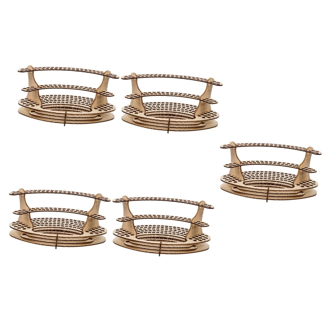 Angoily 5 Pezzi Portapenne Scrivania in con Scomparti Multipli Organizer per Penne e Matite Stand per Cancelleria Supporto Spazioso e Facile Assemblare per Scuola e Ufficio