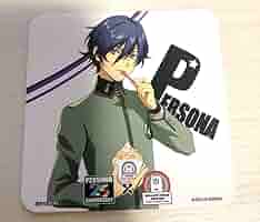 ペルソナ25周年ロールアイスコラボ P3男主人 缶バッジ、コースター ペルソナ25周年ロールアイスコラボ P3男主人 缶バッジ