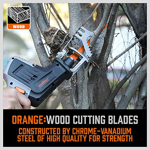HORUSDY 40-Piece Reciprocating Saw Blade Set