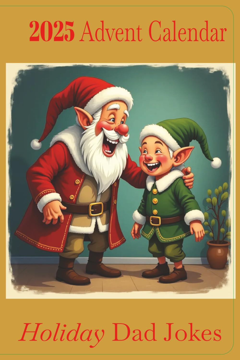 2025 Advent Calendar : Dad Jokes: 25 Days of Holiday Family Humor: 25 Days of Family-Friendly Holiday Dad Jokes and Laughs Featuring Elves, Snowmen, Santa, Reindeer, Scrooge & More