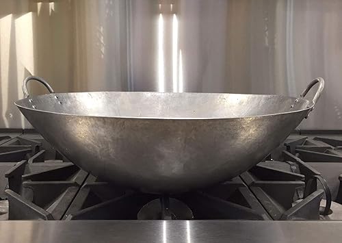 Miniatura 4 de Chef's Supreme Wok cantonés martillado a mano de 19 pulgadas, cada uno