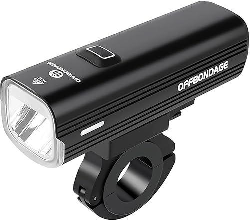 Luz delantera de bicicleta LED de 1000 lúmenes para bicicleta de conducción nocturna 4800 mAh 5 modos linterna recargable Banco de energía