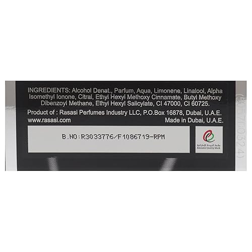 Miniatura 4 de RASASI Daarej Pour Homme - Eau de Parfum en espray para hombre, 3.4 onzas (paquete de 4)