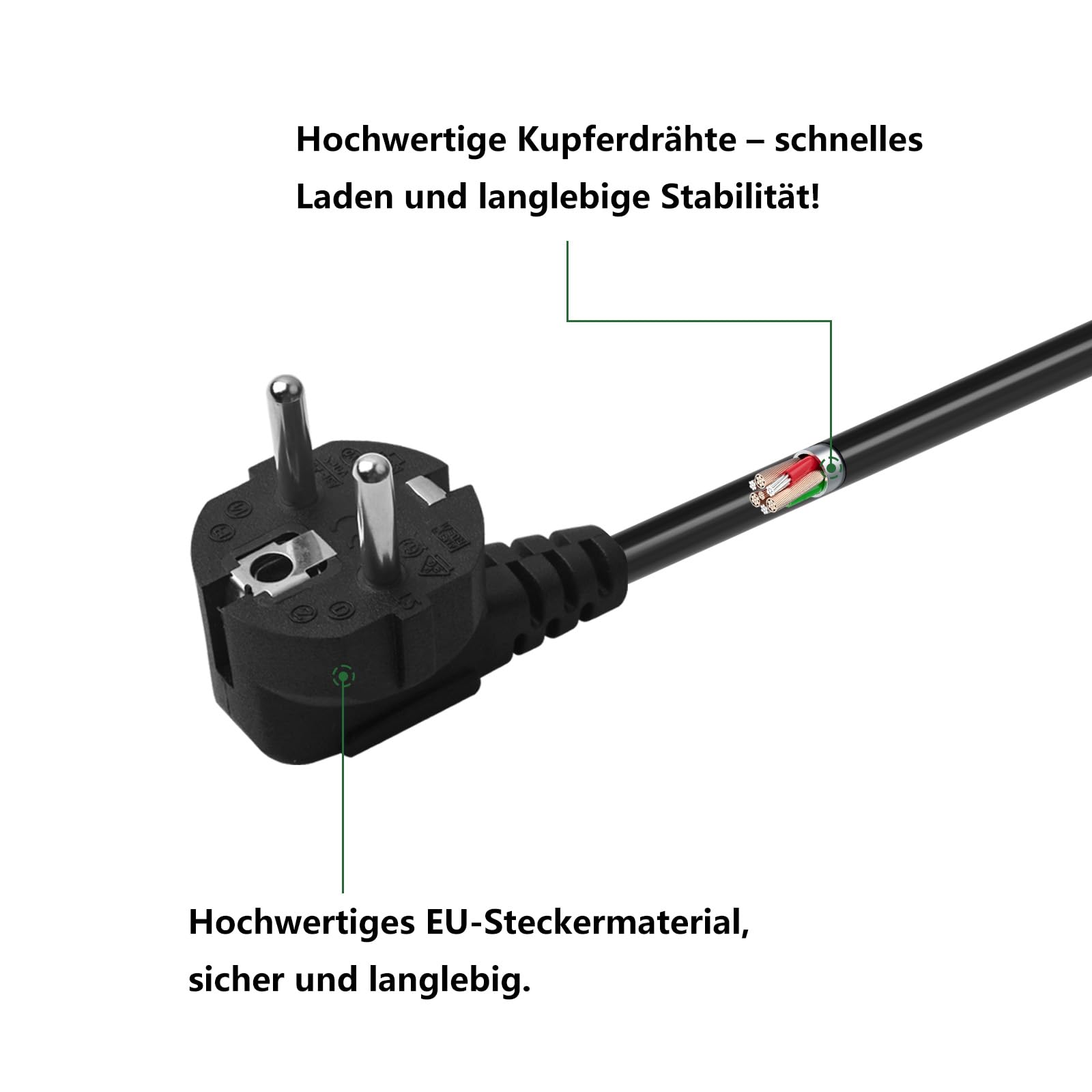 Netzteil Ladegerät kompatibel mit Husqvarna Automower 320, 320 Nera, 410XE Nera, 310E Nera, 28V Roboter-Rasenmäher Akku-Ladegerät, Schwarz wasserfest
