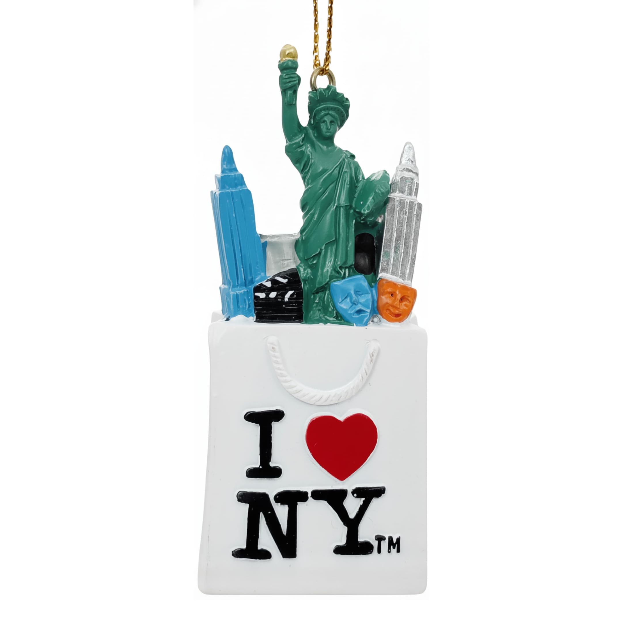 USA Company New York City Skyline Christmas Ornament