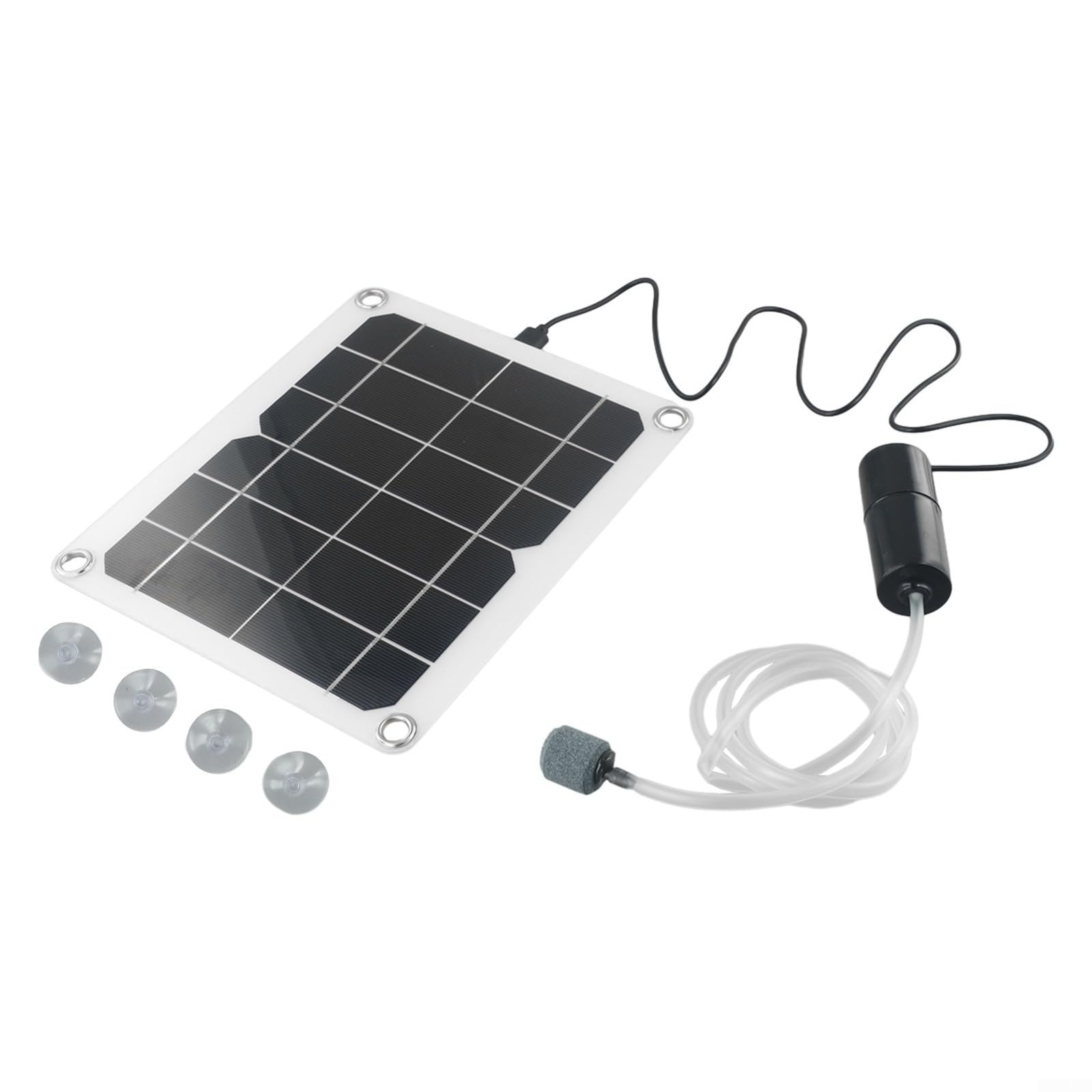Silenzioso aeratore solare per laghetto con pannello da 20 W per la manutenzione di pesci all'aperto per stagni