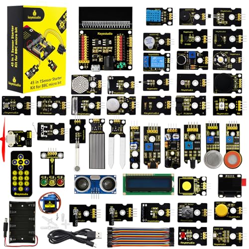 KEYESTUDIO 45 センサースターターキット Microbit (マイクロビットボードなし)