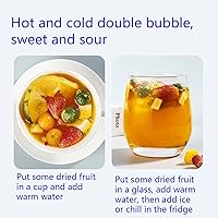 Vista 5 de Té de frutas Una variedad de té mixto de frutas liofilizadas, té de frutas 3.52oz.