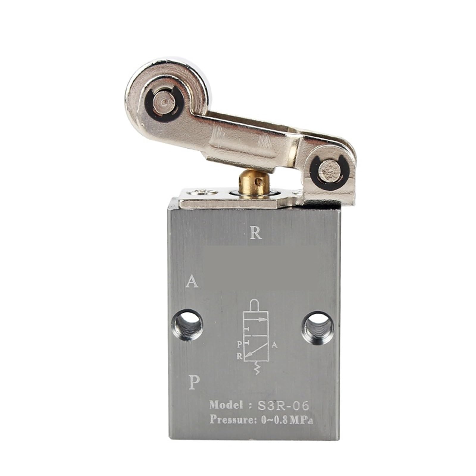 Vanne S3L-08 régulation pneumatique fluide et précise à 2 positions et 3 voies