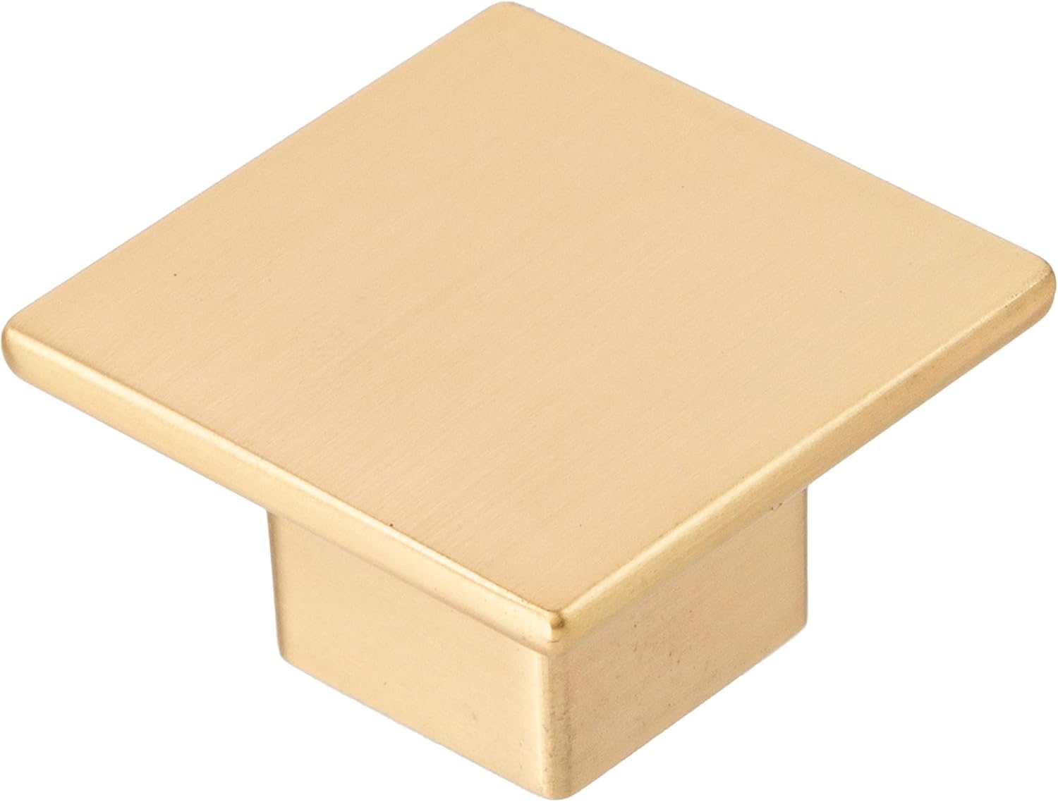 Ilyapa Wide Square Knob, Gold 10 Pack 1 inch Kitchen