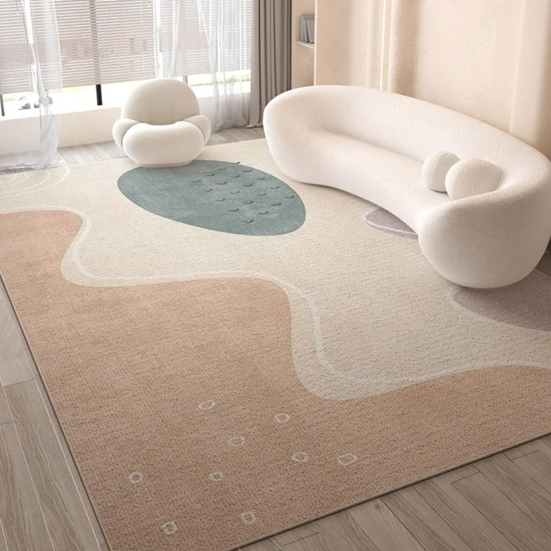 Tapis nordique 80x120 cm anti-tache pour salon et chambre