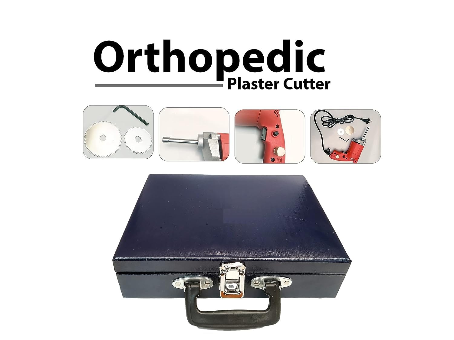 Plaster Cutter- Orthopedic Machine with 2 Blade with Handle Box