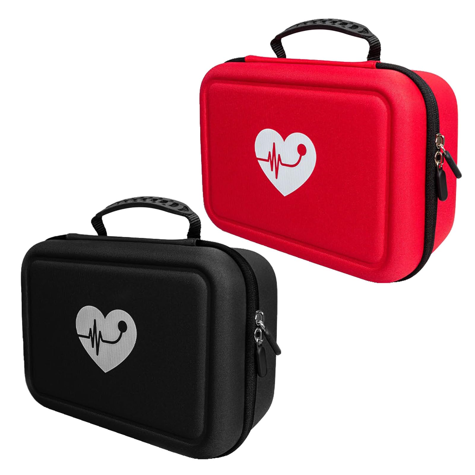 Étui de protection avec poche intérieure, coque rigide, boîte résistante aux chocs, organiseur, pochette, sac de rangement pour tensiomètre, extérieur
