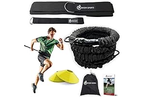 360° Dynamic Speed Resistance and Assistance Trainer Kit 8 Ft.