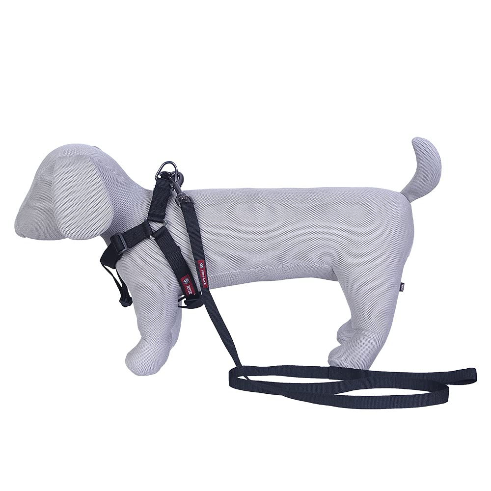 Pets Like Polyester V Harness with Leash Set Black (Small) (B09D391964) Amazon Price History, Amazon Price Tracker