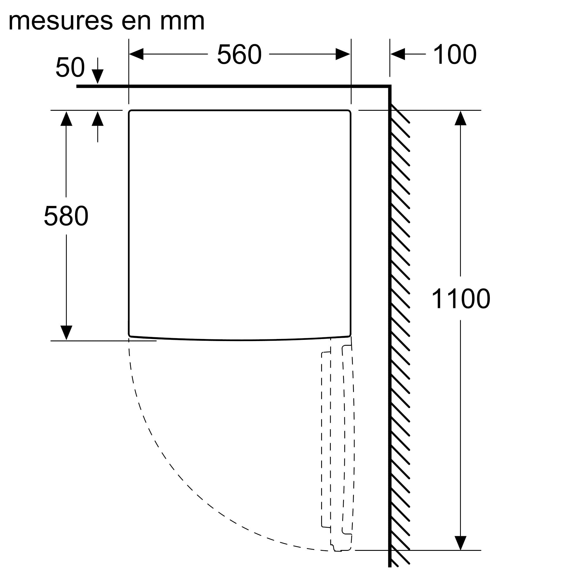Bosch GTV15NWEB Congélateur sous plan 83 L 3 tiroirs Blanc 85 x 56 cm