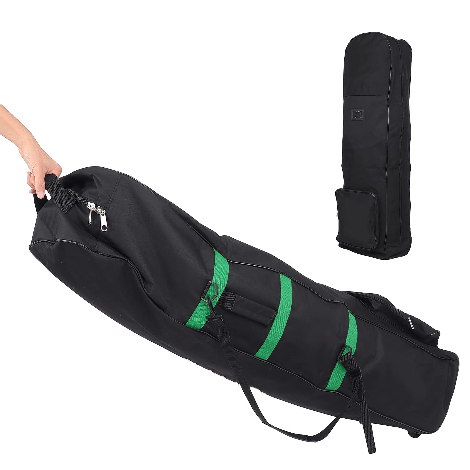 Golf -Luftfahrtbeutel, Golfreisen mit radn, Faltbare Oxford Golf Club -Hülle Cover -Reisetasche Aufbewahrungstasche für Safe Club Transport