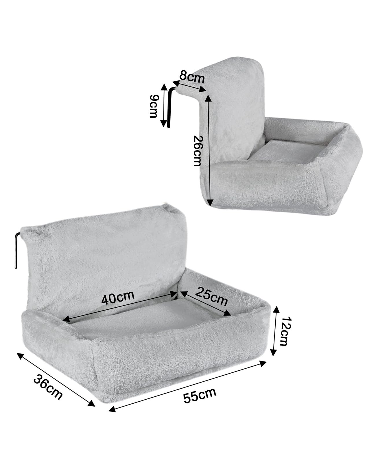 lionto Cama gatos radiador cama radiador gatos hamaca radiador gatos color Gris