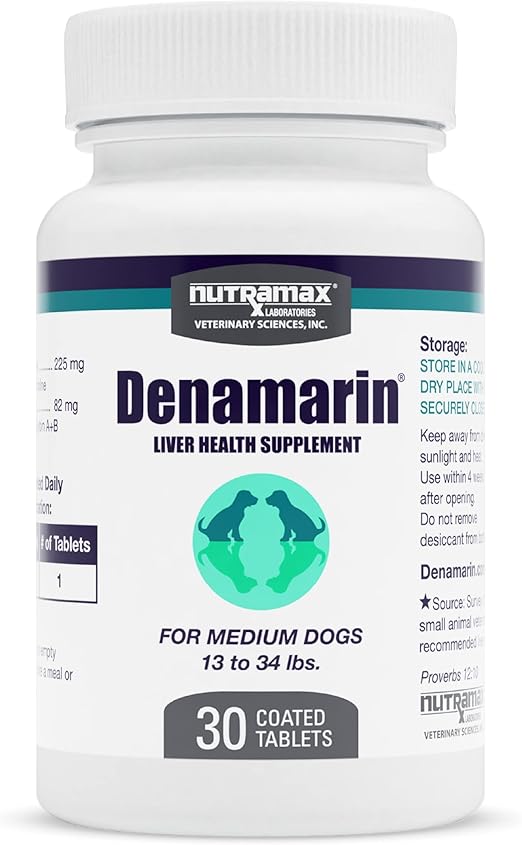 Denamarin Liver Health Supplement for Medium Dogs with S