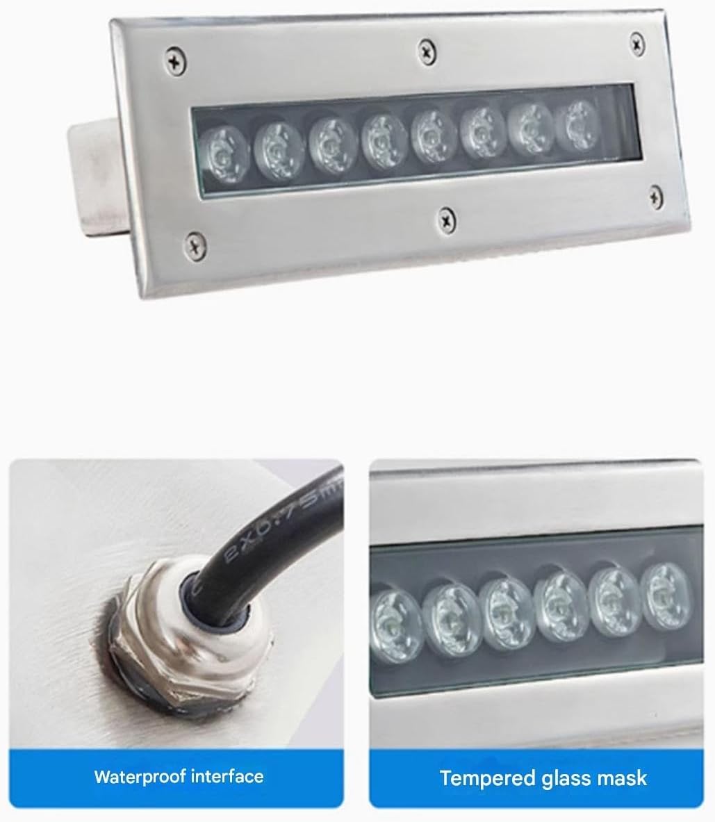 屋外埋設ランプ-地上LED景観ランプ、LED屋外埋設型角形ランプ、防水IP 66 AC 85-265 V LED地上ランプ、ガーデン