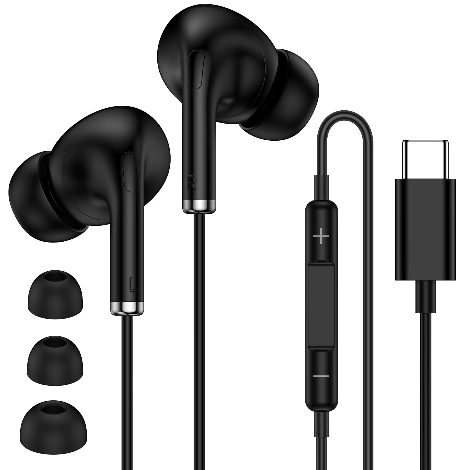 Auriculares USB C con cable para Samsung Galaxy S26 Ultra A17 A37 A36