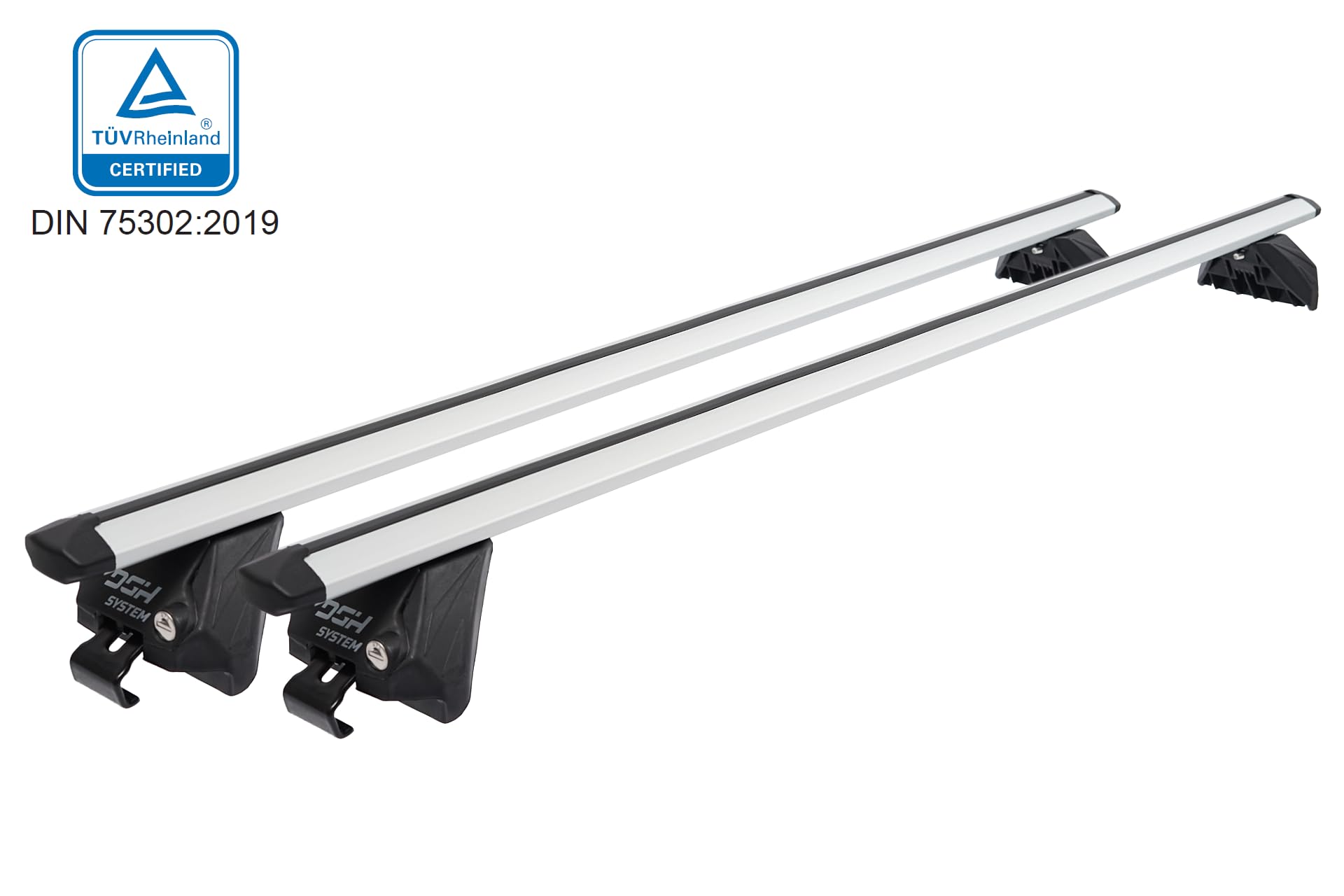 DGH SYSTEM Dachträger Für BMW 3er E46 Compact - Aluminium 120cm 90kg Nutzlast