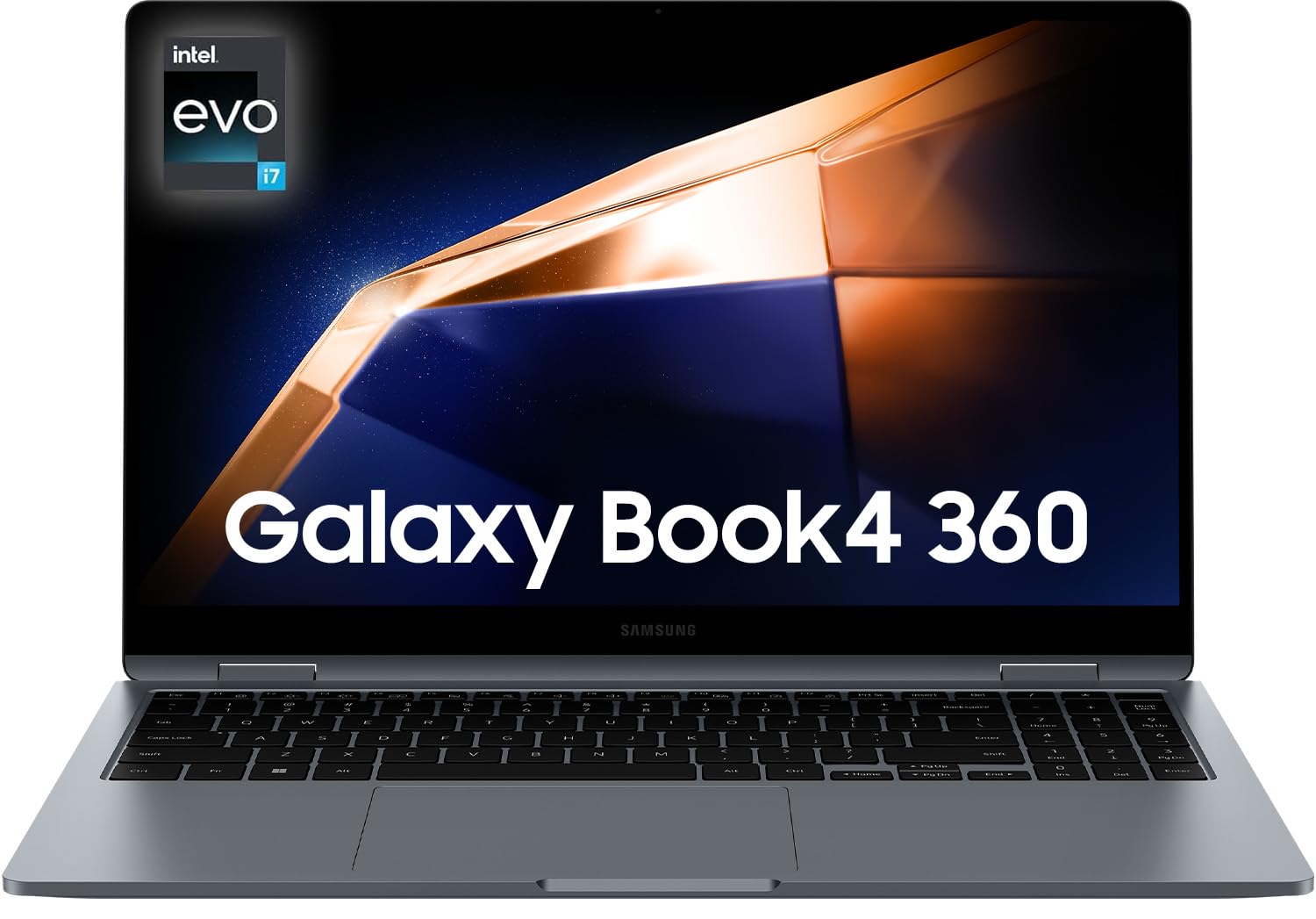 Samsung Galaxy Book4 360, Intel® Core™ i7 Processor, 16GB RAM, 512GB, Laptop 15.6" Super AMOLED, Windows 11 Home, Gray [Versione Italiana]
