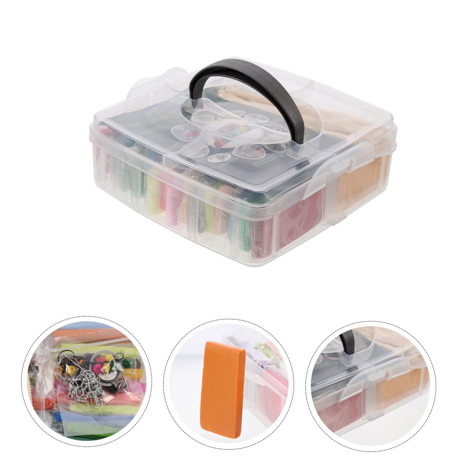 OSALADI 1 Set Strumenti per Argilla Polimerica Kit Diy per Scultura Creazione e Accessori Colorati per Iniziare Creare