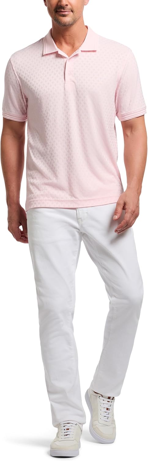 Robert Graham Men’s Elias Knit Short-Sleeve Polo Shirt - Image 4