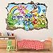 Giant Puppy 3D Decalcomania da muro Paw Patrol Wall Sticker Cucciolo potente Super Paw Rimovibile Vinile Sticker Camera dei bambini Wall Art Decorazione dei cartoni animati per bambini