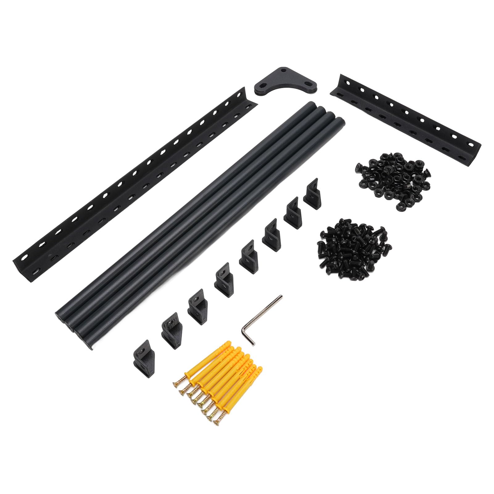 Stojak na filament do drukarki 3D, aluminiowy, ścienny, organizer na materiały eksploatacyjne, półka na szpulę o średnicy 200 mm