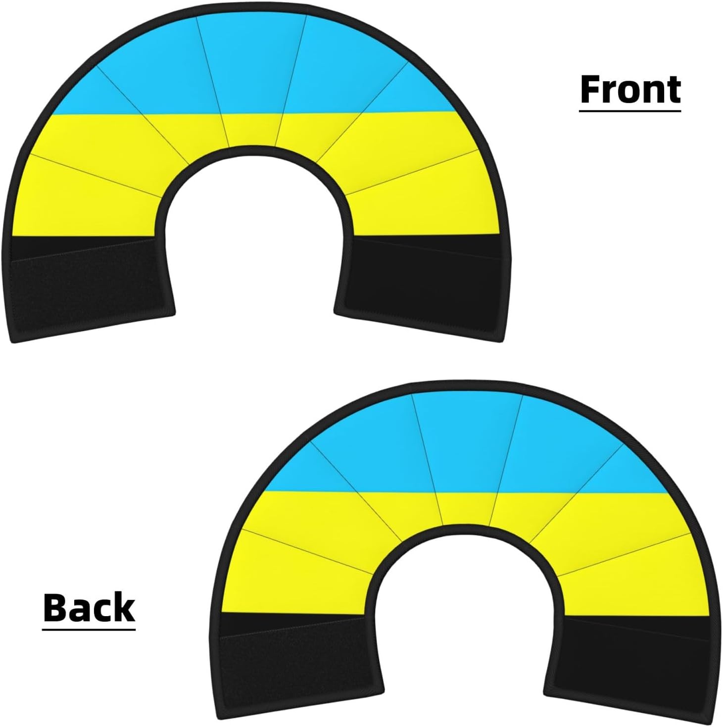 Flag of The Sultanate of Burongan Print Cat Cone Collar, Adjustable Elizabethan Collar, Soft Dog Recovery Collars, for Small Large Cats