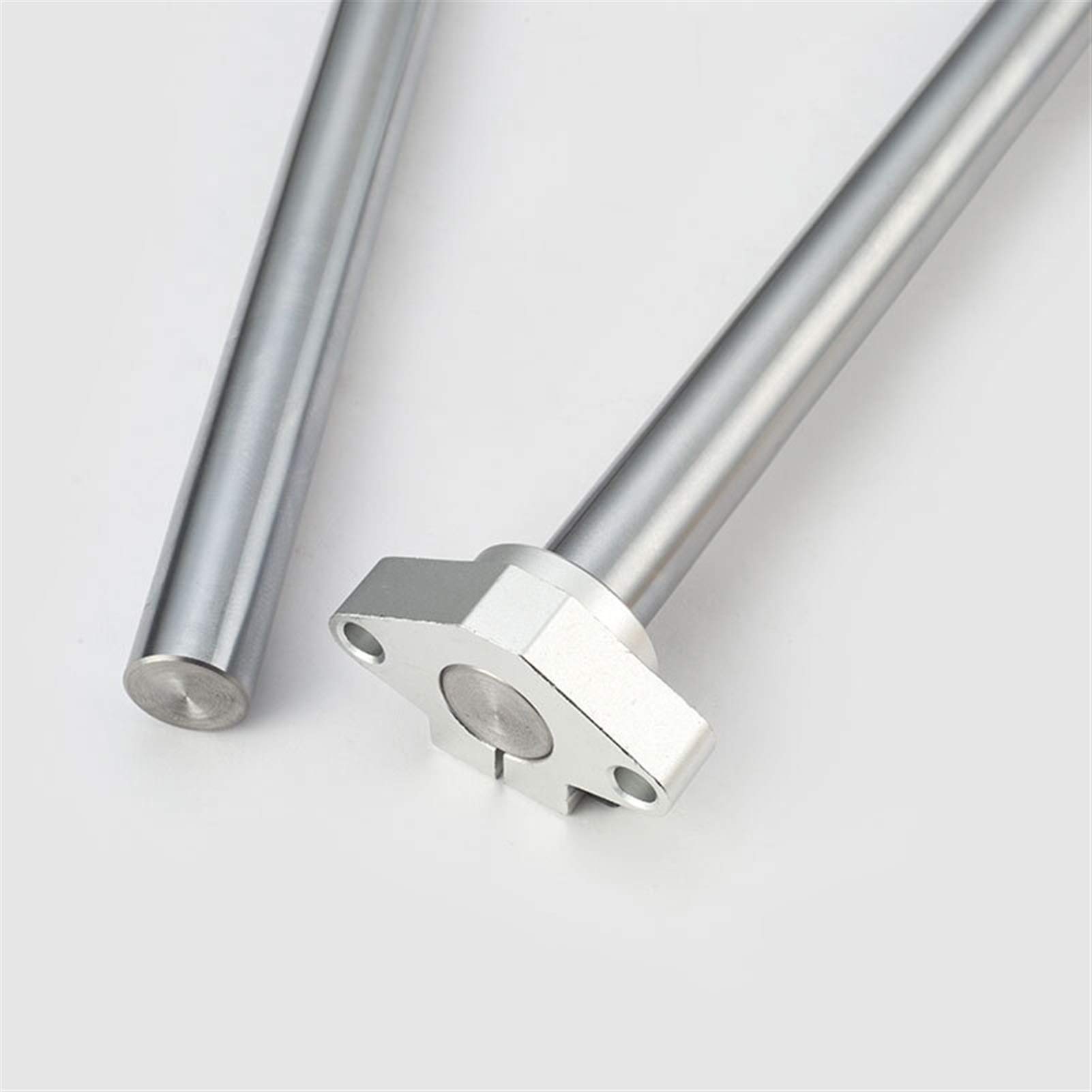 zxxin-Guide lineari, 2pcs Binario lineare, bombole di Rivestimento Cromato Cromato Axis ASSE Linear Asta Rotonda L 100-800, Durevole (Color : 8mm, Guide Length : 600mm)