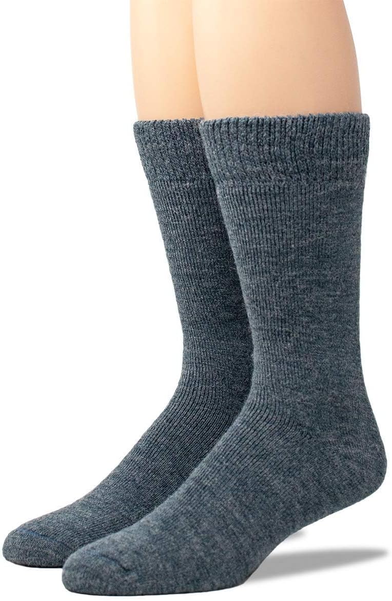 WARRIOR ALPACA SOCKS - Outdoor Alpaca Wool Socks, Terry Lined with Comfort Band Opening For Men And Women(X-Large, Denim) - Image 3