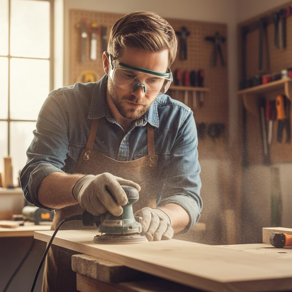 UKNOW Safety Goggles Over Glasses, Anti Fog Safety Glasses with Clear Wraparound Lens, ANSI Z87.1 Protective Eyewear - Image 7