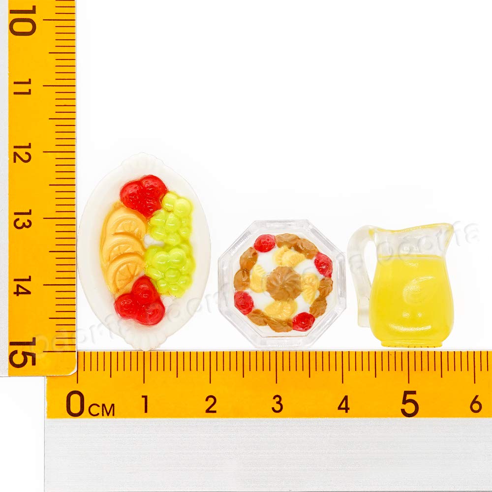Odoria Miniatur Eiswürfel Für Puppenhaus – 1/12 Maßstab, 0,3x0,3 Cm, Perfekt Für Die Küchen-Deko
